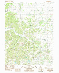 Otterville 1983 topographic map thumbnail