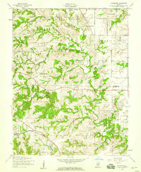 Paderborn 1954 topographic map thumbnail