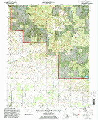 Paducah NE 1996 topographic map thumbnail
