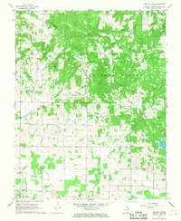 Paducah NE 1967 topographic map thumbnail
