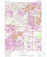 Palatine 1961 topographic map thumbnail