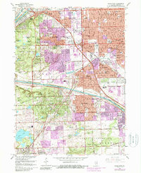 Palos Park 1963 topographic map thumbnail