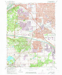 Palos Park 1963 topographic map thumbnail