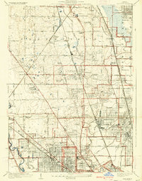 Park Ridge 1929 topographic map thumbnail