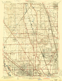 Park Ridge 1929 topographic map thumbnail
