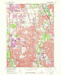 Park Ridge 1963 topographic map thumbnail