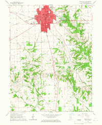 Paris South 1966 topographic map thumbnail
