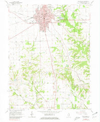 Paris South 1966 topographic map thumbnail