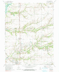 Patoka 1974 topographic map thumbnail