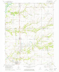 Patoka 1974 topographic map thumbnail