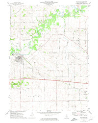 Pecatonica 1971 topographic map thumbnail
