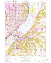 Peoria East 1949 topographic map thumbnail