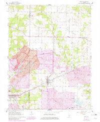 Percy 1965 topographic map preview