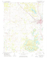 Pinckneyville 1974 topographic map thumbnail