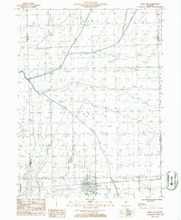 Piper City 1986 topographic map thumbnail