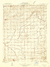 Piper City 1944 topographic map thumbnail