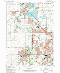 Plainfield 1993 topographic map thumbnail