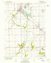 Plainfield 1954 topographic map preview
