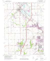 Plainfield 1962 topographic map preview