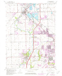 Plainfield 1962 topographic map preview