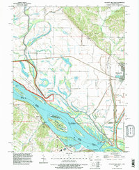 Pleasant Hill West 1993 topographic map thumbnail