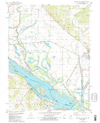 Pleasant Hill West 1978 topographic map thumbnail