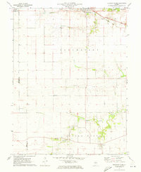 Pleasant Plains 1971 topographic map thumbnail