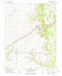 Pocahontas 1974 topographic map thumbnail