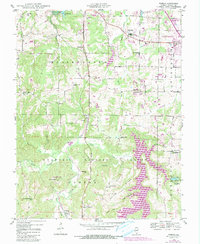 Pomona 1948 topographic map preview