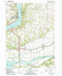 Port Byron 1991 topographic map thumbnail