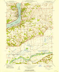 Port Byron 1949 topographic map thumbnail