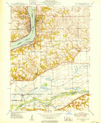 Port Byron 1950 topographic map thumbnail