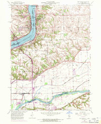 Port Byron 1953 topographic map thumbnail