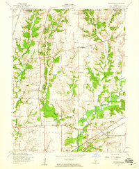 Prairietown 1954 topographic map thumbnail