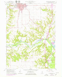Princeton South 1966 topographic map thumbnail