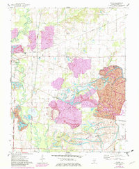 Pyatts 1974 topographic map thumbnail