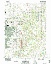 Quincy East 1995 topographic map thumbnail