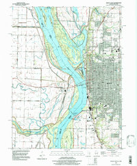 Quincy West 1996 topographic map thumbnail
