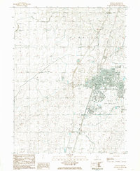 Rantoul 1984 topographic map thumbnail