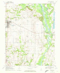 Red Bud 1970 topographic map thumbnail