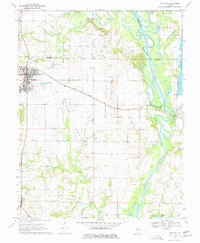 Red Bud 1970 topographic map thumbnail