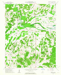 Reevesville 1962 topographic map preview