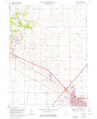 Rising 1970 topographic map preview