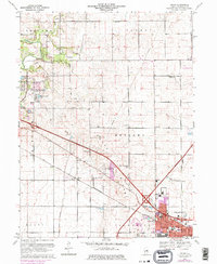 Rising 1970 topographic map preview