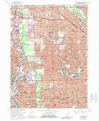 River Forest 1963 topographic map preview