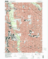 River Forest 1997 topographic map thumbnail