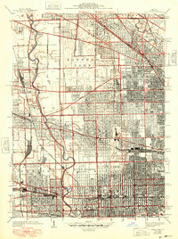 River Forest 1928 topographic map preview