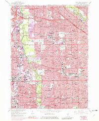 River Forest 1963 topographic map preview
