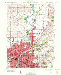 Rockford 1949 topographic map thumbnail