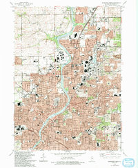 Rockford North 1993 topographic map thumbnail